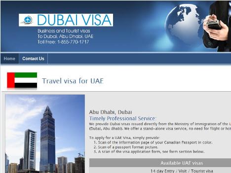 Dubai Visa Canada